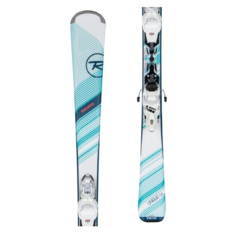 Rossignol UNIQUE CA + XPRESS 10 GW Dámské sjezdové lyže, světle modrá, velikost