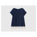 Benetton, Short Sleeve T-shirts With Lace