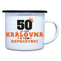 DOBRÝ TRIKO Plecháček s potiskem 50 let jsem královna