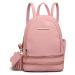 Růžový dámský stylový moderní batoh Misie Lulu Bags