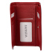 Příjemná dámská kožená peněženka v luxusním provedení Belasi, červená lakovaná