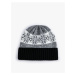 Koton Knit Beanie with Fold Detailed Winter Theme Patterned