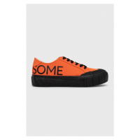 Sneakers boty Desigual oranžová barva, 23SSKY01.7000