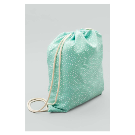 Dětský batoh zippy zelená barva, hladký