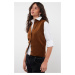 Trendyol Limited Edition Brown Soft Textured Knitwear Cardigan