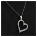 Něžný dámský náhrdelník s chirurgické oceli Love 3
