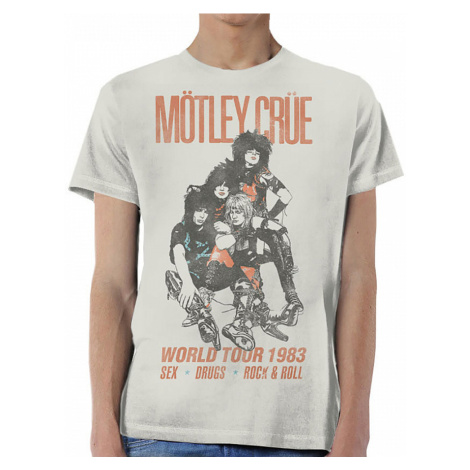 Motley Crue tričko, MC World Tour Vintage, pánské RockOff