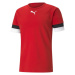 Puma TEAMRISE JERSEY TEE Pánské fotbalové triko, červená, velikost