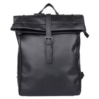 Kožený batoh Sparwell Amsterdam - černá