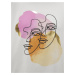 Krémové dámské tričko Vero Moda Facey