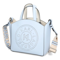 KARL LAGERFELD k/circle sm tote perforated