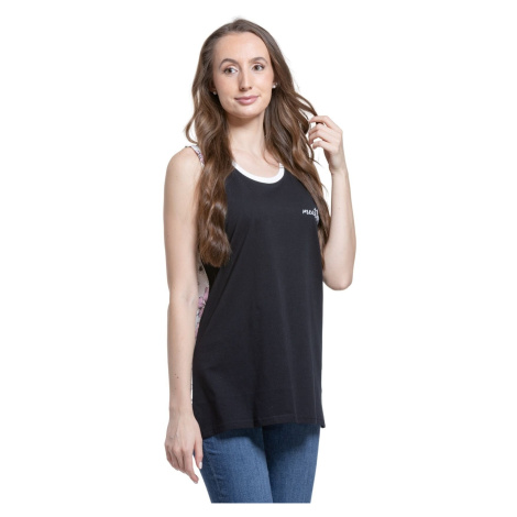 Meatfly dámské tílko Rea Blossom White/Black | Bílá | 100% bavlna