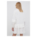 Šaty Vero Moda bílá barva, mini, oversize