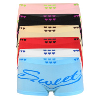 Sweet Box bezešvé kalhotky - 5ks vícebarevná