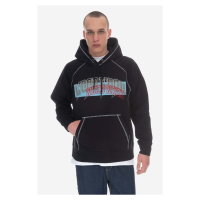 Bavlněná mikina Wood Wood Fred IVY Assemblage Hoodie GOTS 12245604-2493 BLACK pánská, černá barv