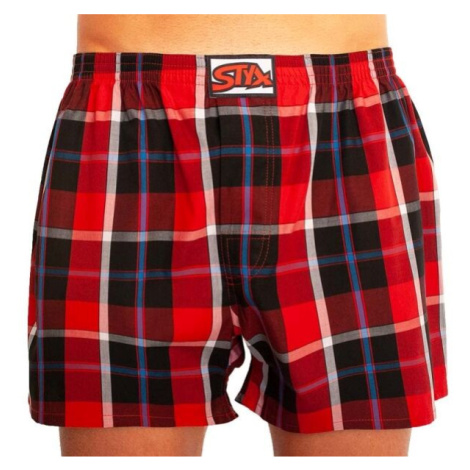 Styx MEN'S BOXERS SHORTS CLASSIC RUBBER Pánské trenky, červená, velikost