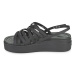 Crocs CROCS BROOKLYN STRAPPY LOWWDGW Černá