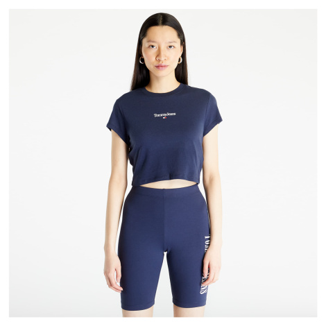 TOMMY JEANS Baby Crop Essential T-Shirt Twilight Navy Tommy Hilfiger