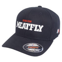 Meatfly kšiltovka Raptor Flexfit Racing Black | Černá