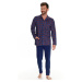 Pánské dlouhé pyžamo Taro 2637 | modrá