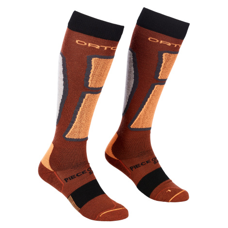 Ortovox Ski Rock'n'Wool Long Socks oranžová