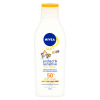NIVEA Sun Protect & Sensitive Dětské mléko na opalování OF 50+ 200 ml