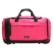 Beagles Růžová cestovní taška přes rameno "Typical" - M (35l), L (65l), XL (100l)