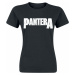 Pantera Logo Dámské tričko černá