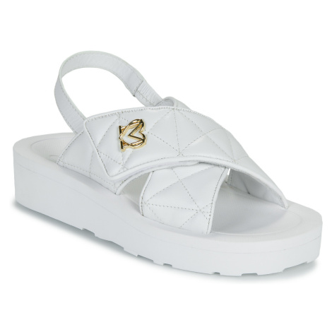 Love Moschino WAVE SANDAL Bílá