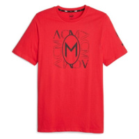 Puma ACM FOOTBALLCORE GRAPHIC TEE Pánské triko, červená, velikost