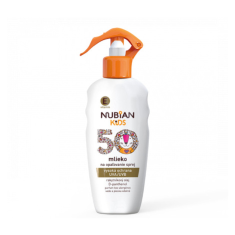 Nubian Kids mléko na opalování SPF 50 ve spreji 200 ml Zerex