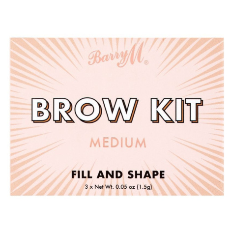 Barry M Fill And Shape Brow Kit Medium Obočí 1.2 g