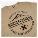 HORSEFEATHERS Triko ATP Emblem - mojave BEIGE