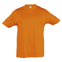 SOĽS Regent Kids Dětské triko s krátkým rukávem SL11970 Orange