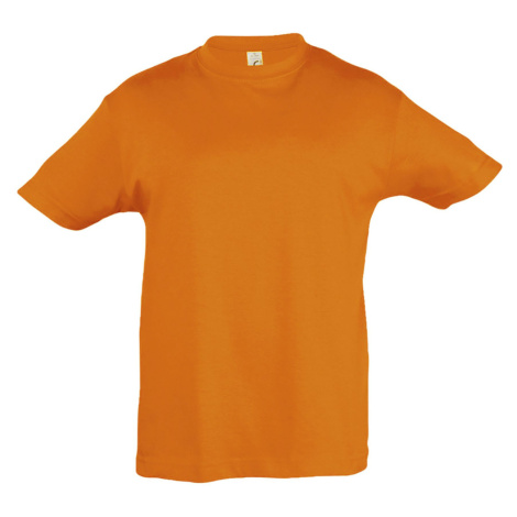 SOĽS Regent Kids Dětské triko s krátkým rukávem SL11970 Orange SOL'S