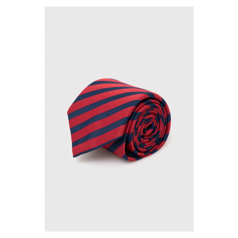 Kravata BOSS červená barva Hugo Boss