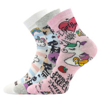 Lonka Dedotik Dětské trendy ponožky - 3 páry BM000002531600100832 mix holka