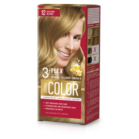 Barva na vlasy - zlatá blond č.12 Aroma Color