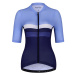 HOLOKOLO Cyklistický dres s krátkým rukávem - SPORTY LADY - světle modrá/modrá