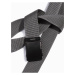 Tmavě šedý pánský pásek Ombre Clothing