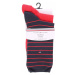 Tommy Hilfiger dámské ponožky 100001494 007 red-navy