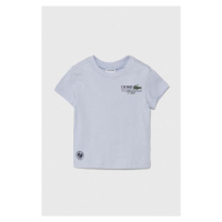 Dětské bavlněné tričko Lacoste s potiskem