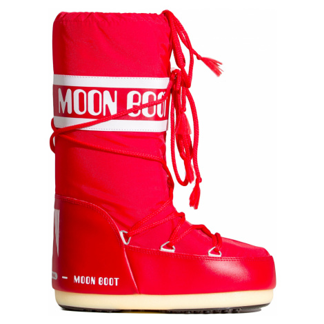 Sněhule Moon Boot NYLON červená