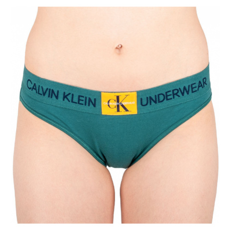 Dámské kalhotky Calvin Klein zelené (QF4921E-ZAY)