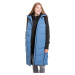 Meatfly dámská zimní dlouhá vesta Tama Slate Blue | Modrá