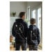 Trendyol Black Boy Father-Son Back Printed Knitted Mini Me Sweatshirt