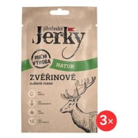 Jihočeské Jerky Zvěřinové natur 3 x 20 g