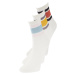 Trendyol 3-Pack White Cotton Striped Knitted Socks