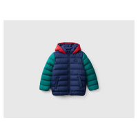 Benetton, Puffer Jacket With Hood And Logo