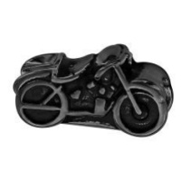 Troli Fashion ocelový korálek Motorka BEAHD-BLACK